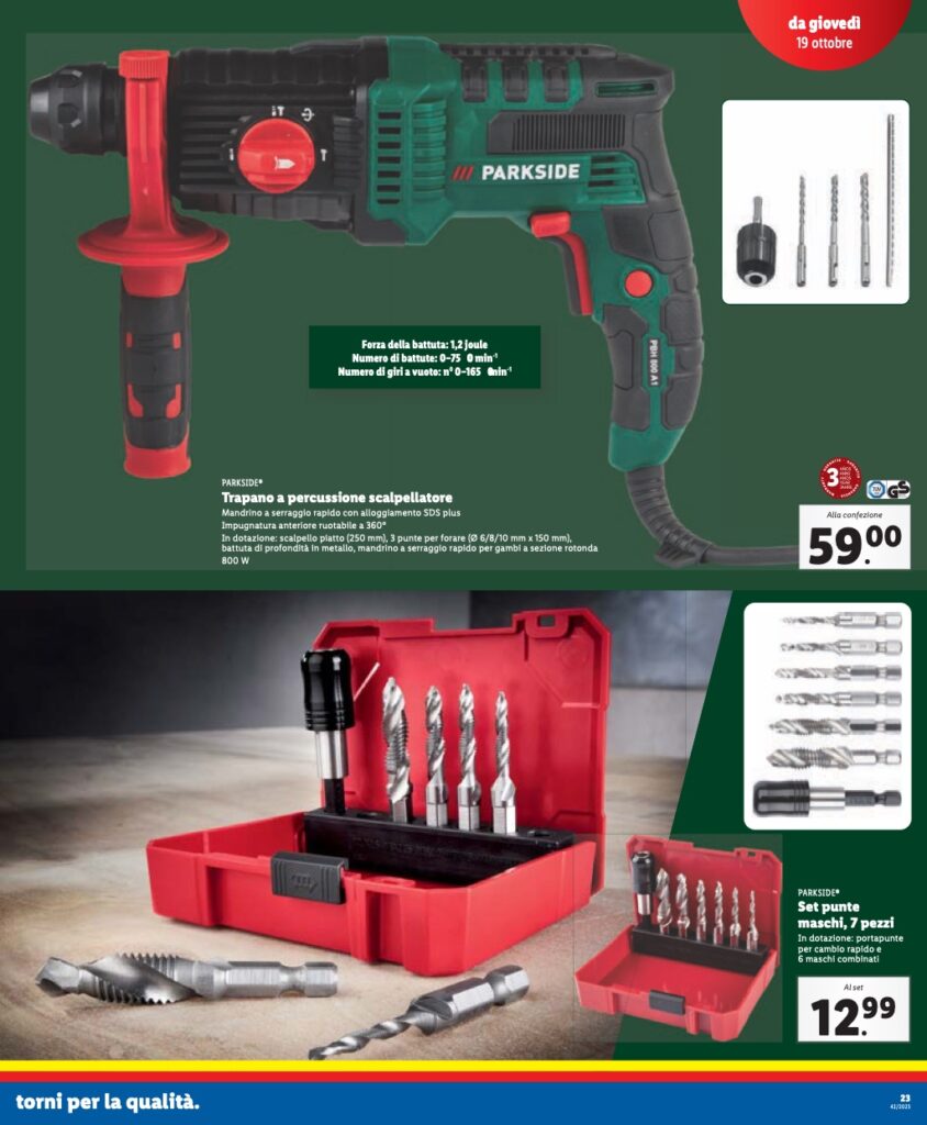 volantino Lidl 16 ottobre 2023 pagina 23