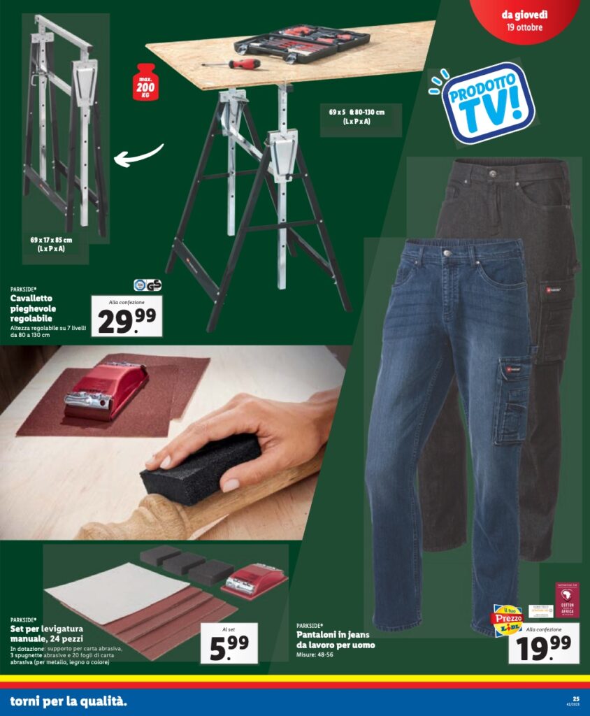 volantino Lidl 16 ottobre 2023 pagina 25