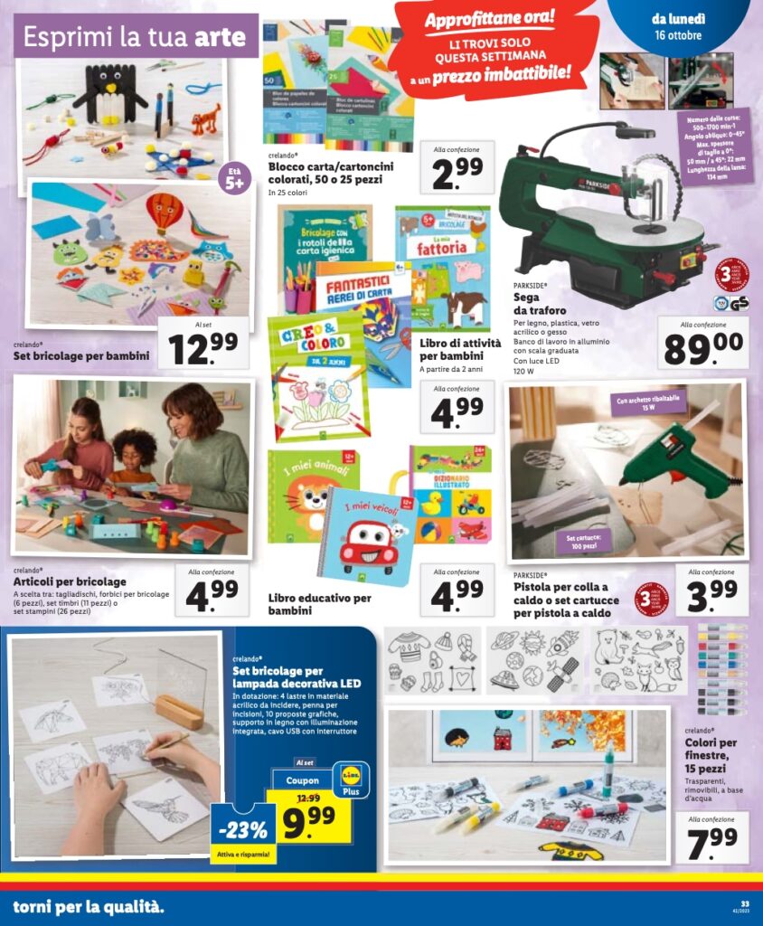 volantino Lidl 16 ottobre 2023 pagina 33