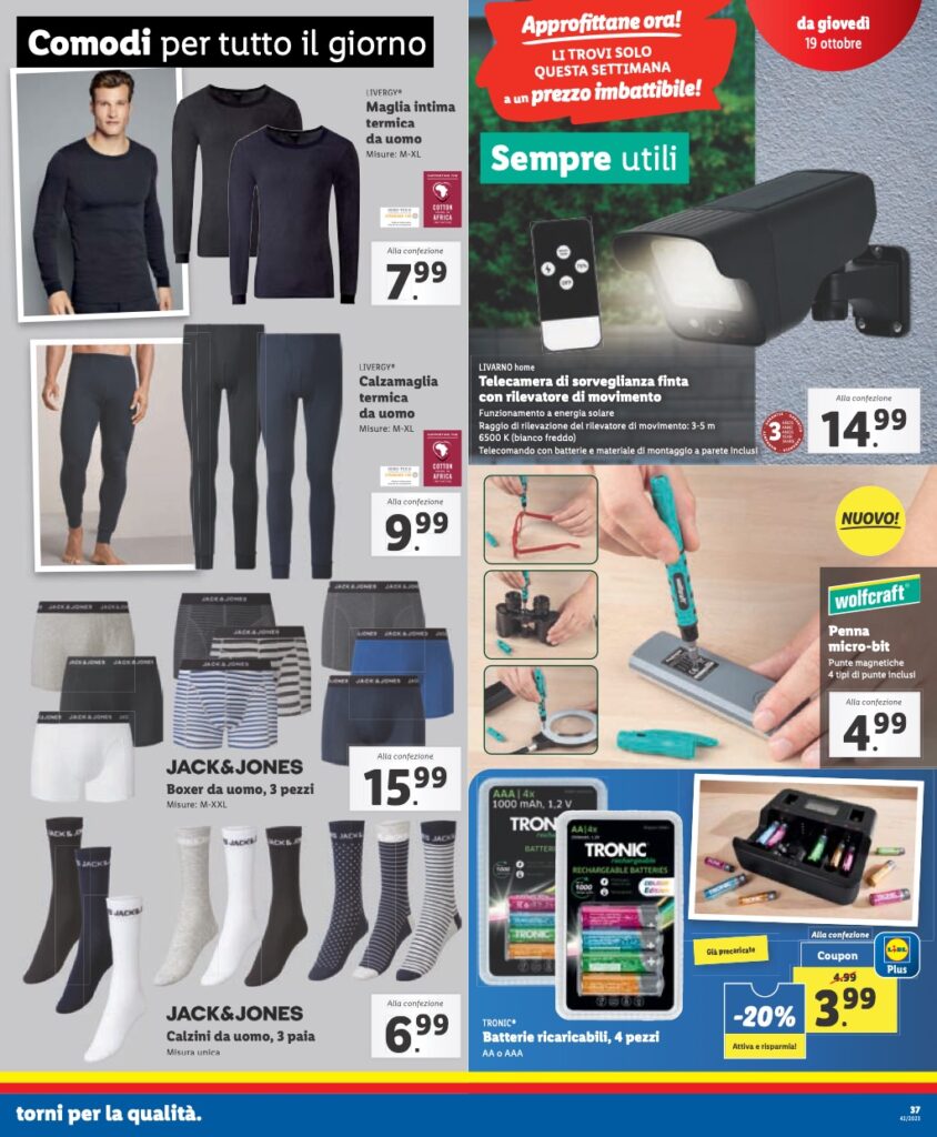 volantino Lidl 16 ottobre 2023 pagina 37