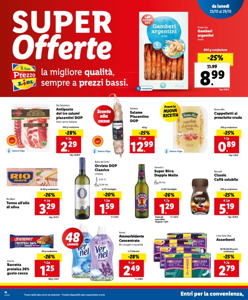 volantino Lidl 23 ottobre 2023 pagina 10