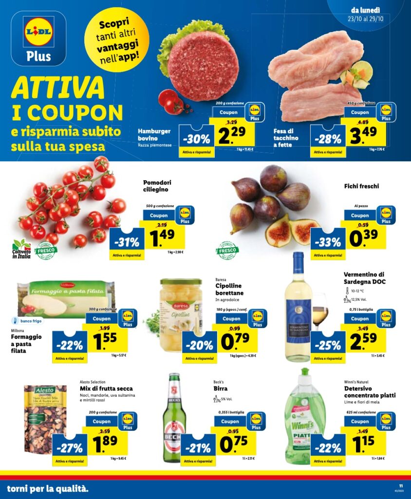 volantino Lidl 23 ottobre 2023 pagina 11