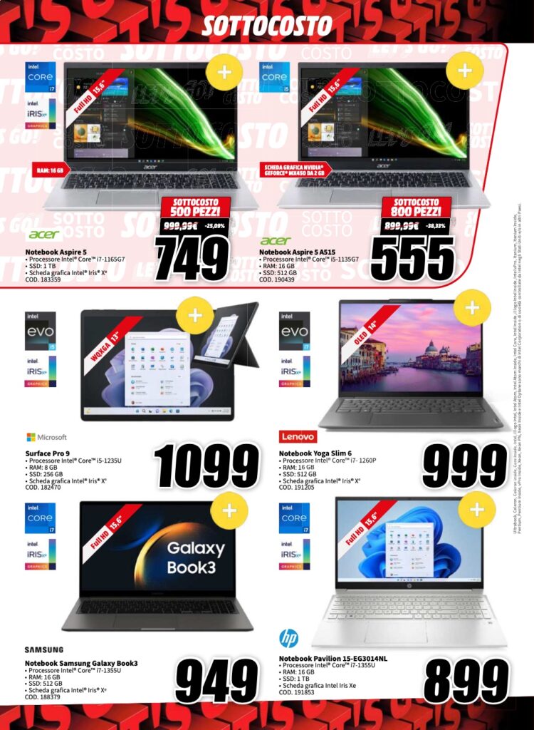 volantino MediaWorld sottocosto 6 ottobre 2023 pagina 08