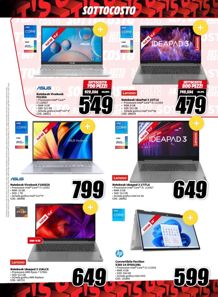 volantino MediaWorld sottocosto 6 ottobre 2023 pagina 09