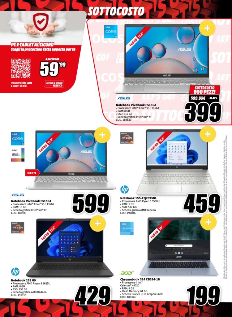 volantino MediaWorld sottocosto 6 ottobre 2023 pagina 10