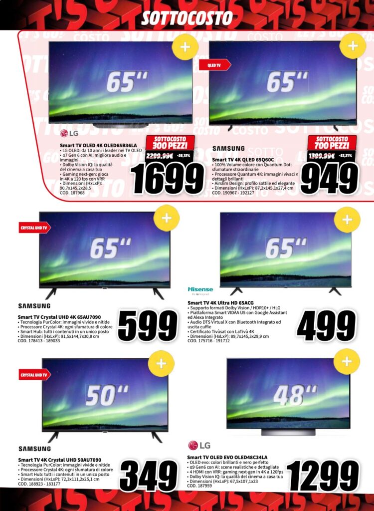 volantino MediaWorld sottocosto 6 ottobre 2023 pagina 23