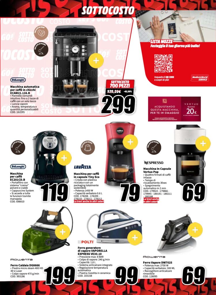 volantino MediaWorld sottocosto 6 ottobre 2023 pagina 33