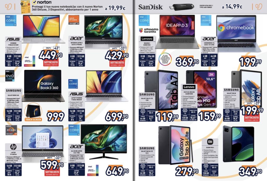 volantino Unieuro sottocosto 6 ottobre 2023 pagina 07