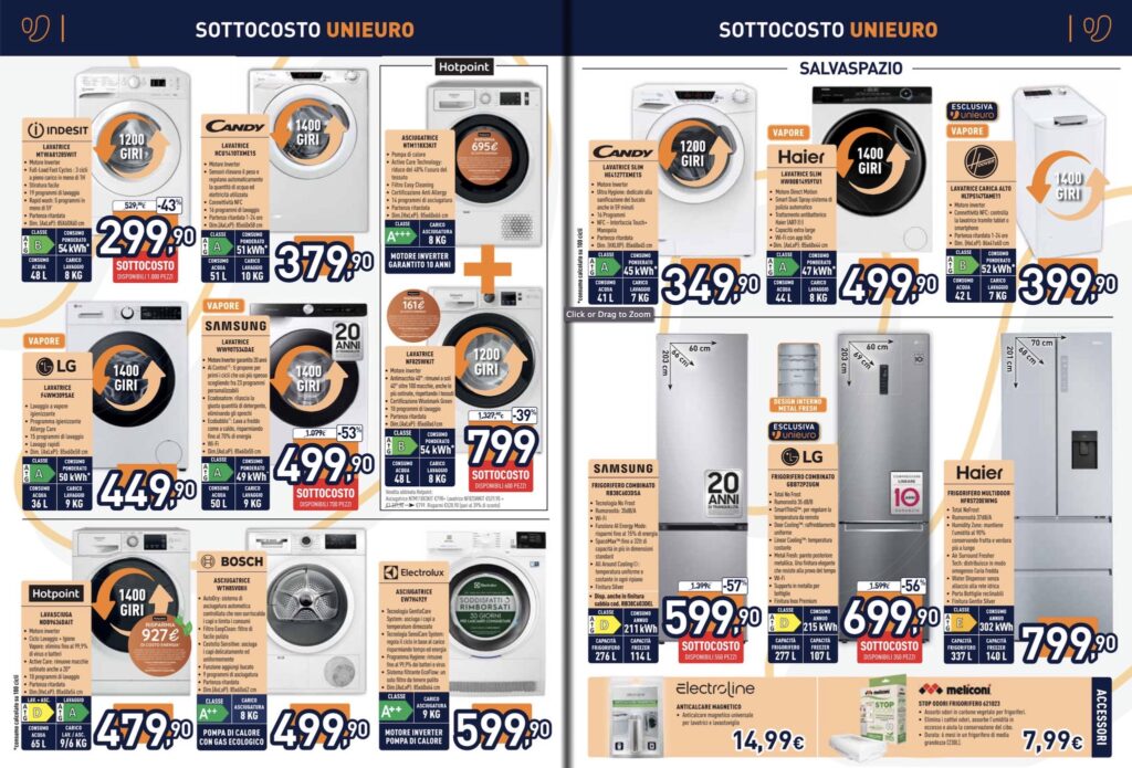 volantino Unieuro sottocosto 6 ottobre 2023 pagina 10