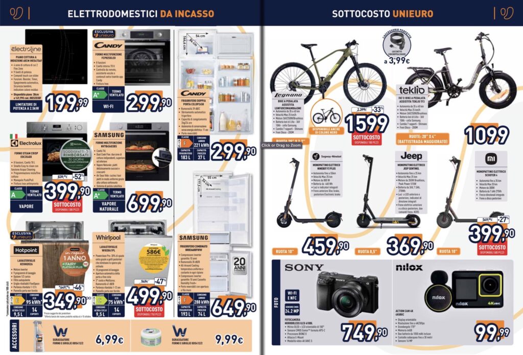 volantino Unieuro sottocosto 6 ottobre 2023 pagina 11