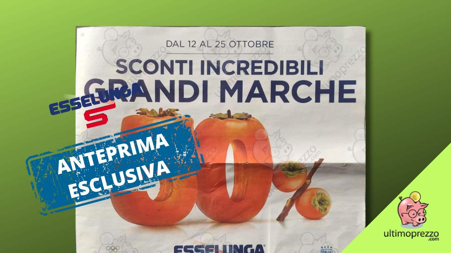 volantino esselunga dal 12 ottobre 2023