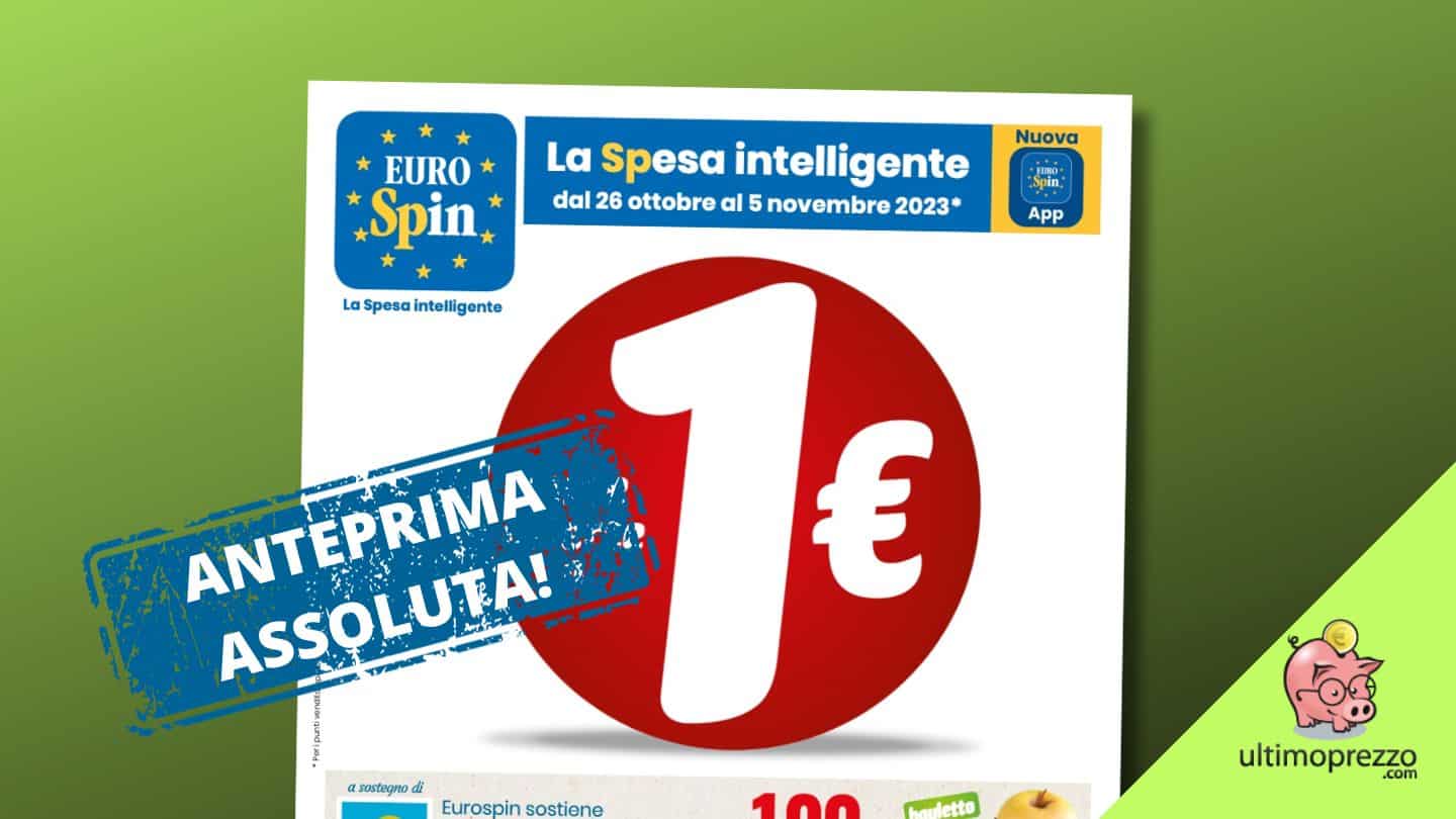 Il prossimo volantino Eurospin? Dal 26 ottobre 2023 è Tutto a 1 Euro per la nuova app