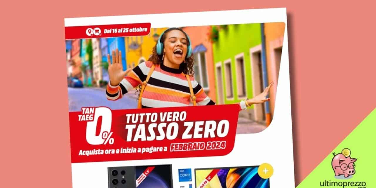 volantino mediaworld 16 ottobre 2023