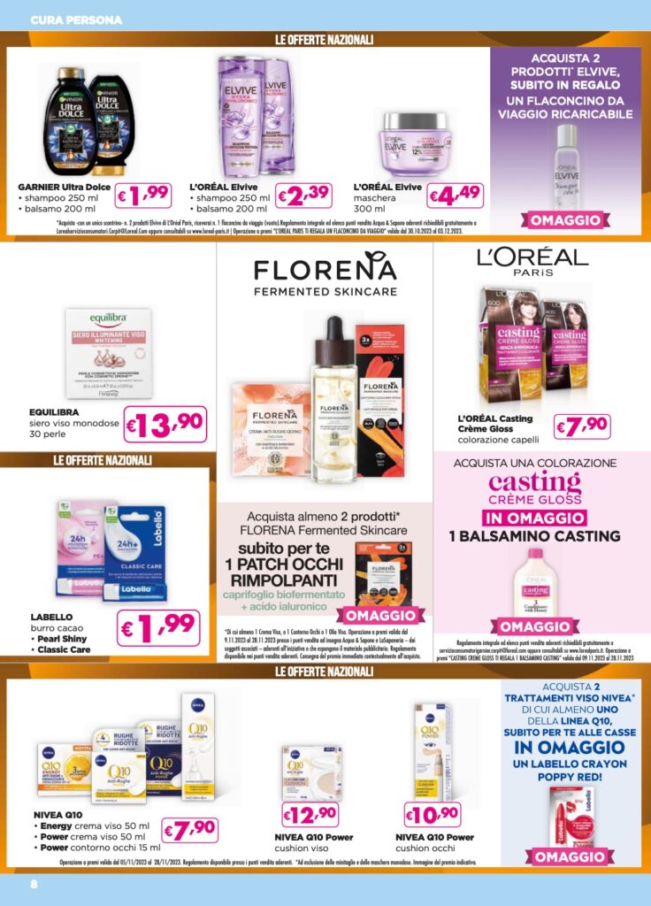 volantino Acqua e Sapone 9 novembre 2023 pagina 08