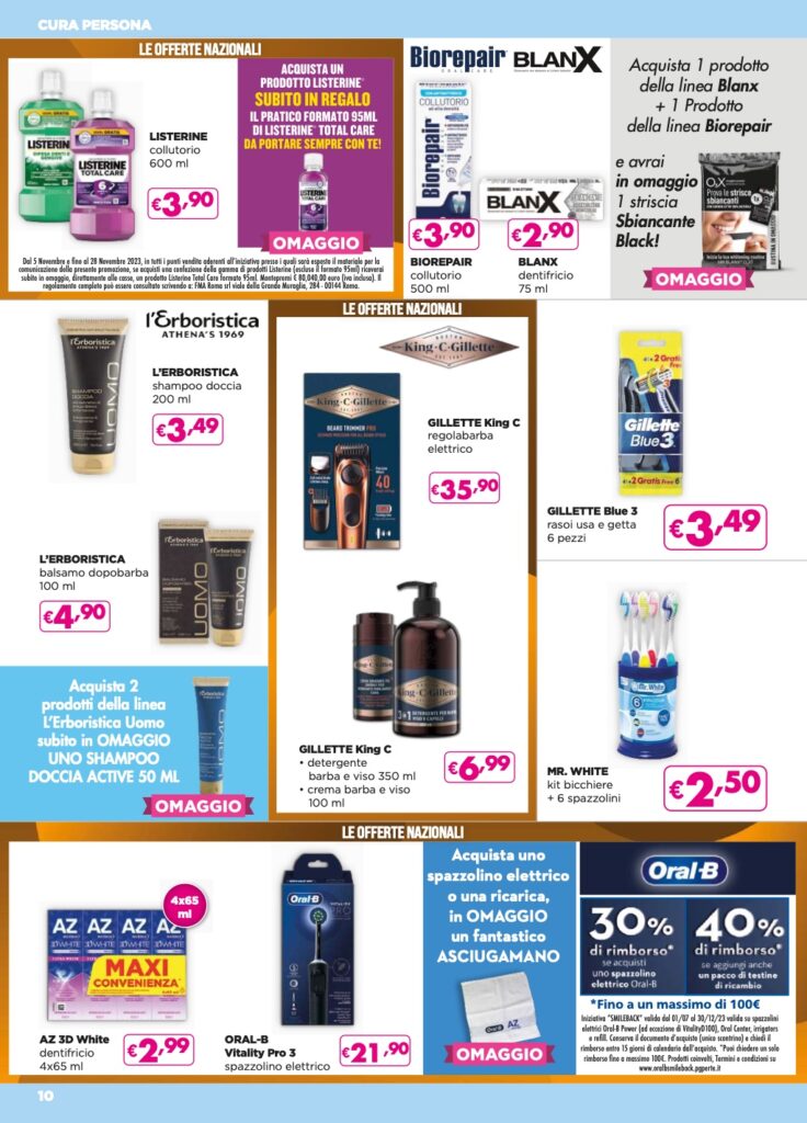 volantino Acqua e Sapone 9 novembre 2023 pagina 10