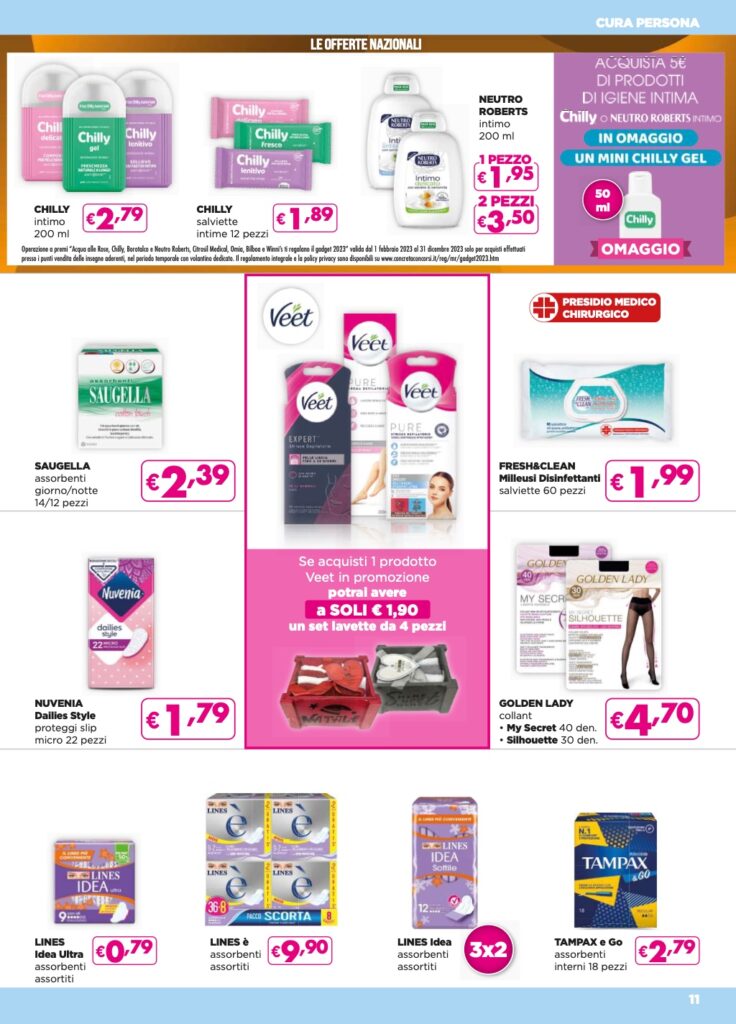 volantino Acqua e Sapone 9 novembre 2023 pagina 11