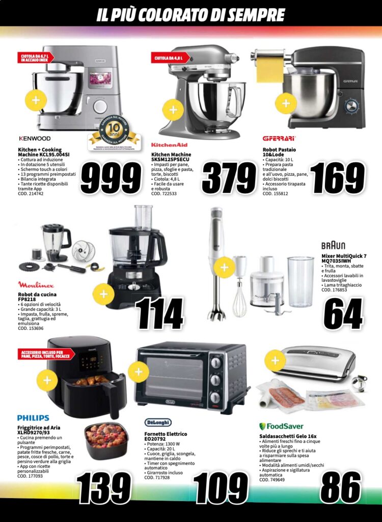 volantino Black Friday MediaWorld 13 novembre 2023 pagina 21