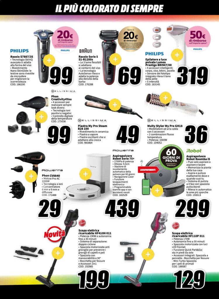 volantino Black Friday MediaWorld 13 novembre 2023 pagina 23