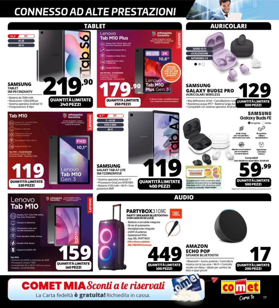 volantino Comet Black Friday 23 novembre 2023 v2 pagina 17