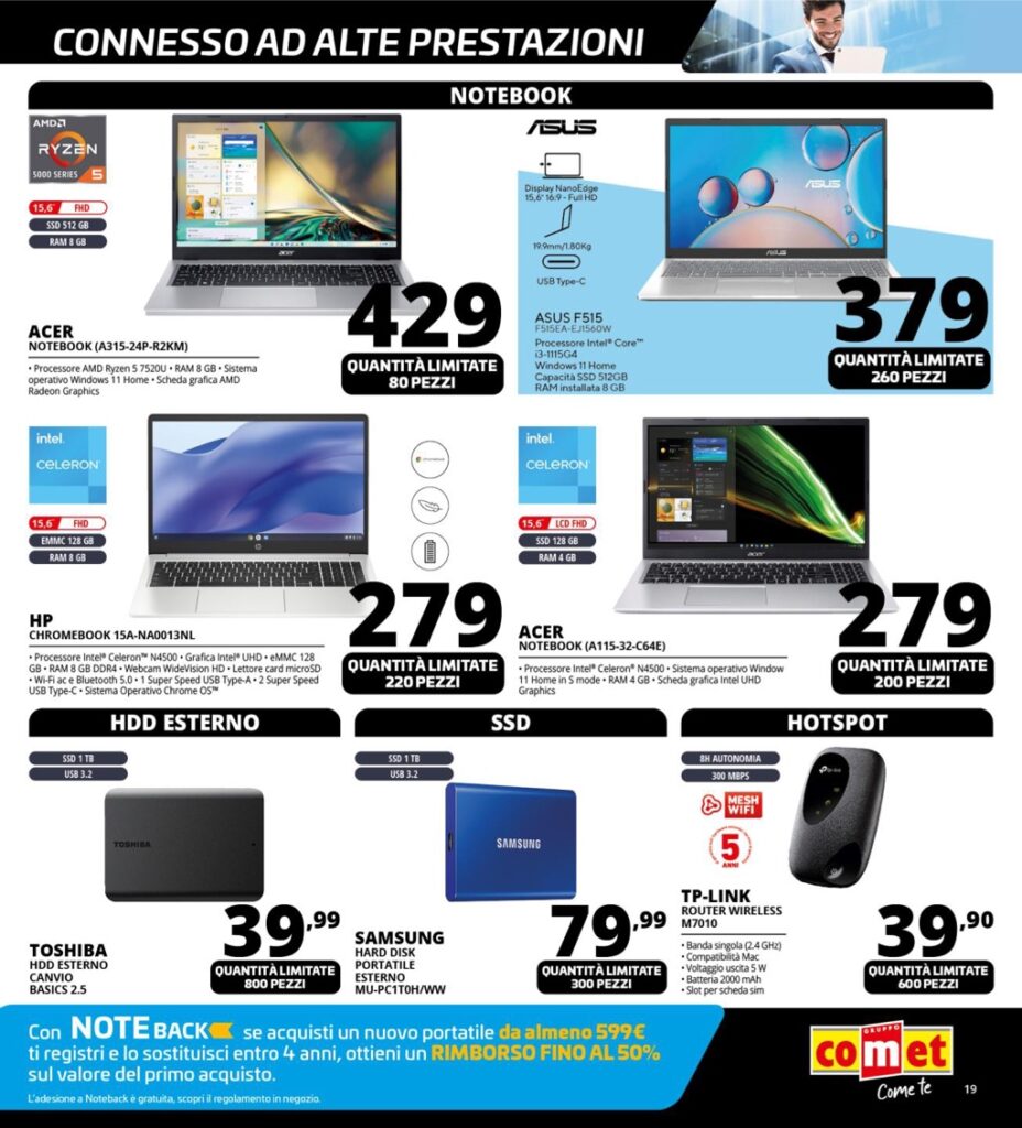 volantino Comet Black Friday 23 novembre 2023 v2 pagina 19