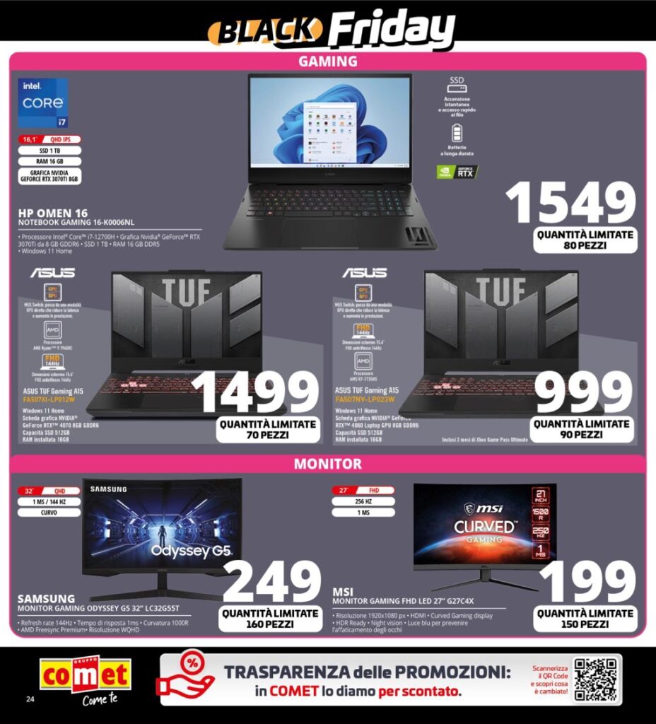 volantino Comet Black Friday 23 novembre 2023 v2 pagina 24