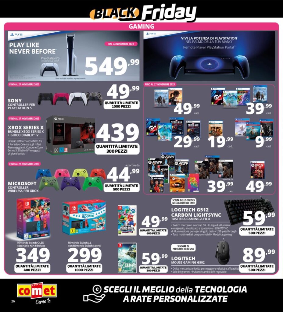volantino Comet Black Friday 23 novembre 2023 v2 pagina 26