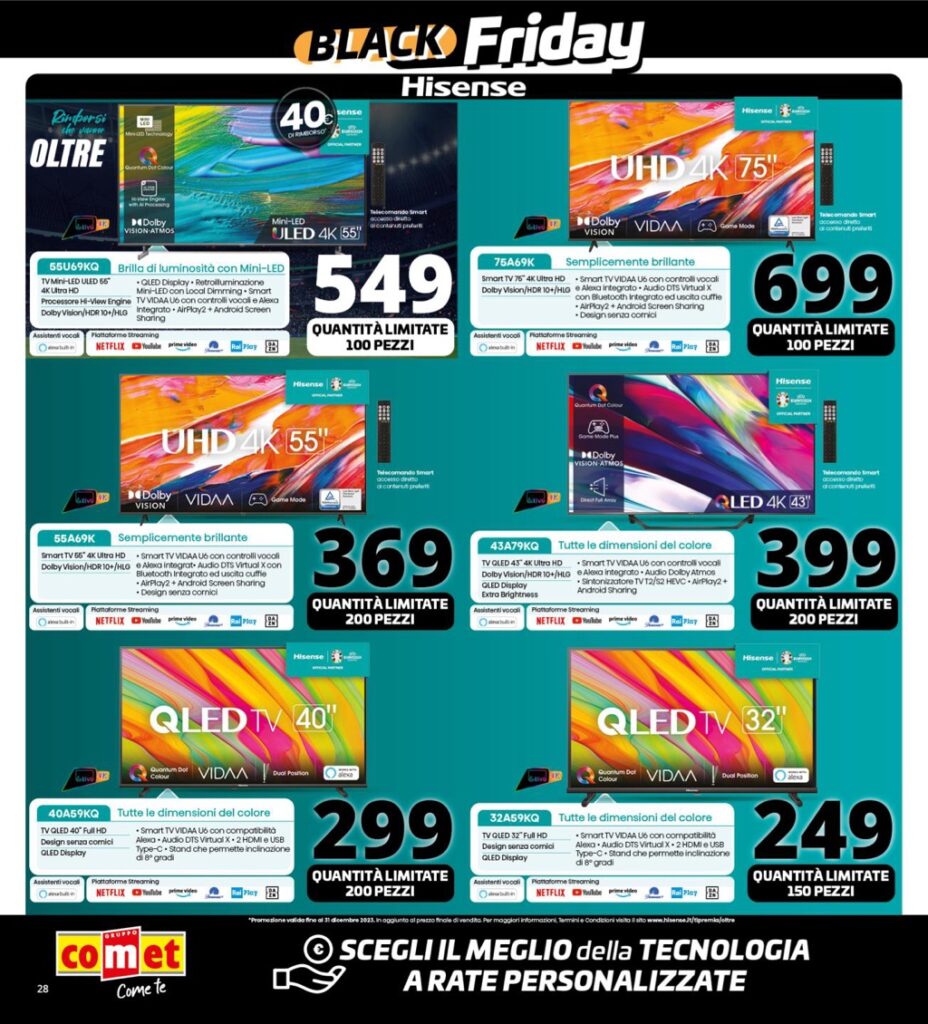 volantino Comet Black Friday 23 novembre 2023 v2 pagina 28