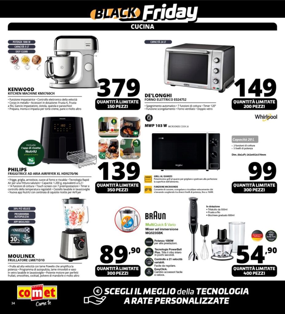 volantino Comet Black Friday 23 novembre 2023 v2 pagina 34