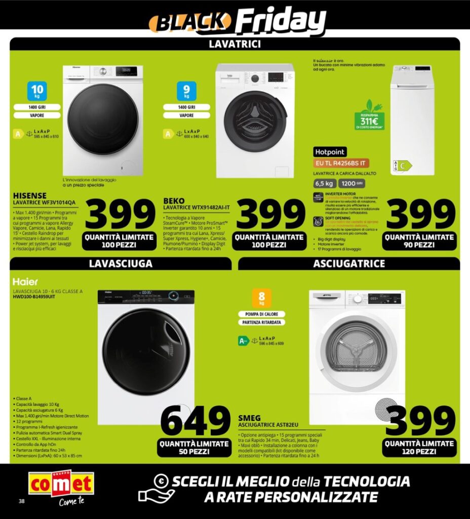 volantino Comet Black Friday 23 novembre 2023 v2 pagina 38