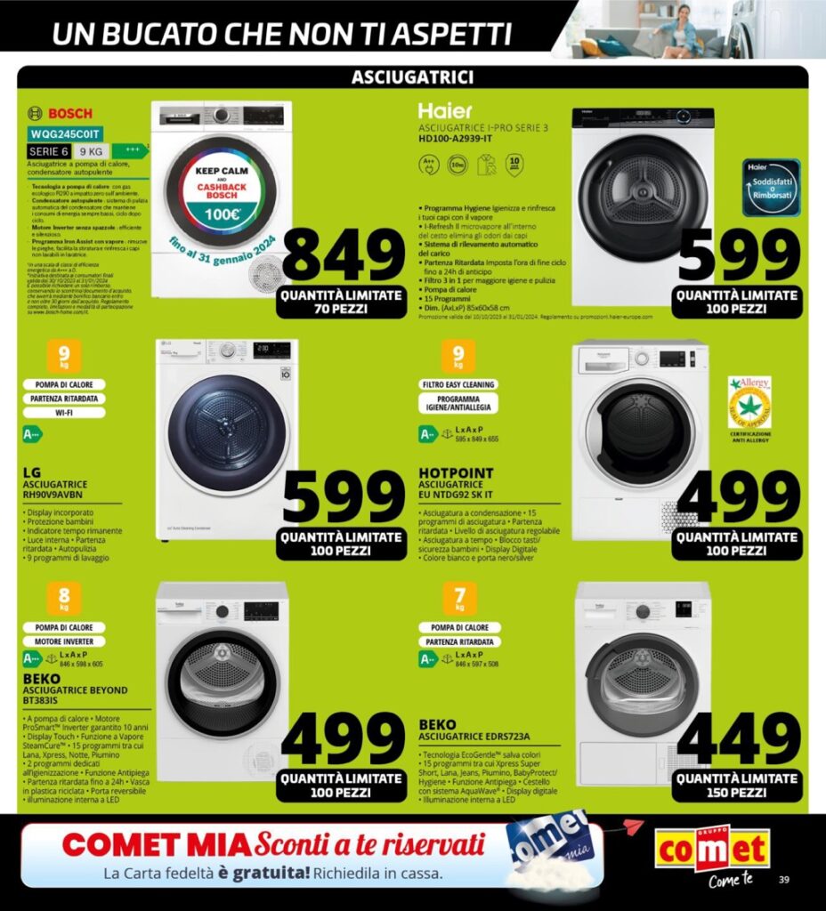 volantino Comet Black Friday 23 novembre 2023 v2 pagina 39