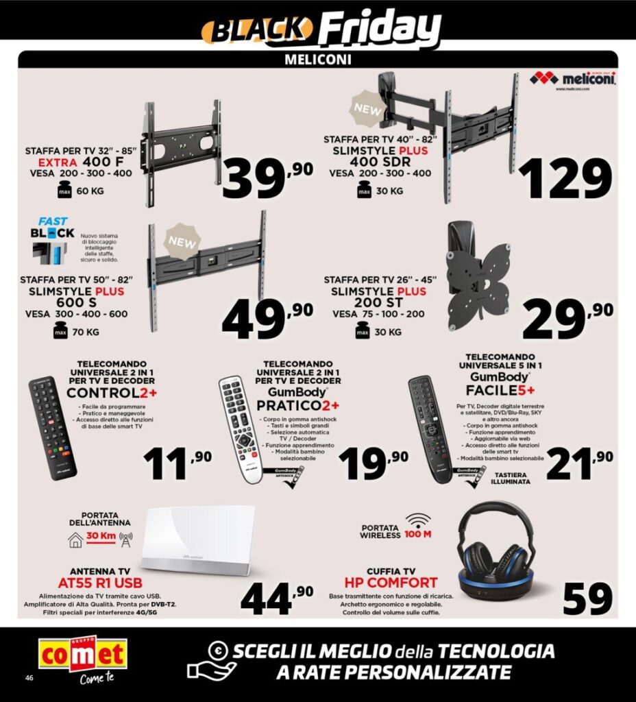 volantino Comet Black Friday 23 novembre 2023 v2 pagina 46