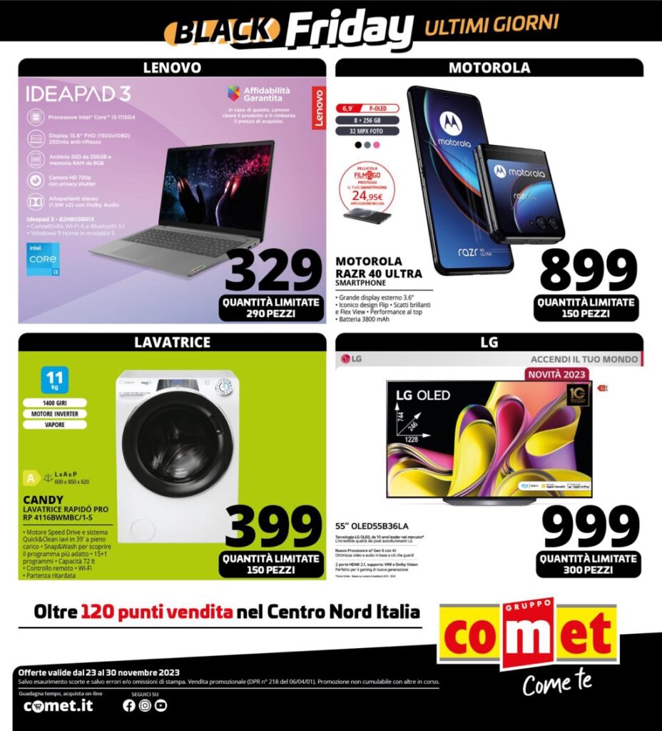 volantino Comet Black Friday 23 novembre 2023 v2 pagina 48