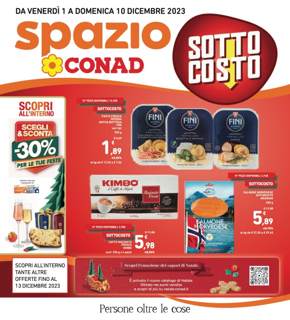 volantino Conad 1 dicembre 2023 pagina 01