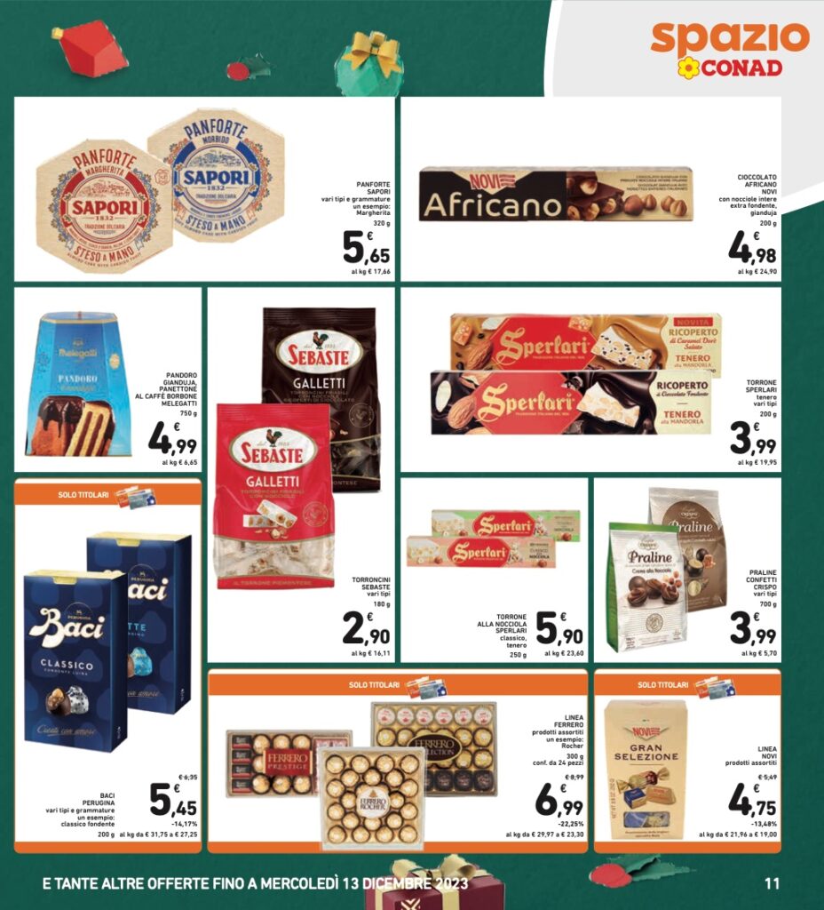 volantino Conad 1 dicembre 2023 pagina 11