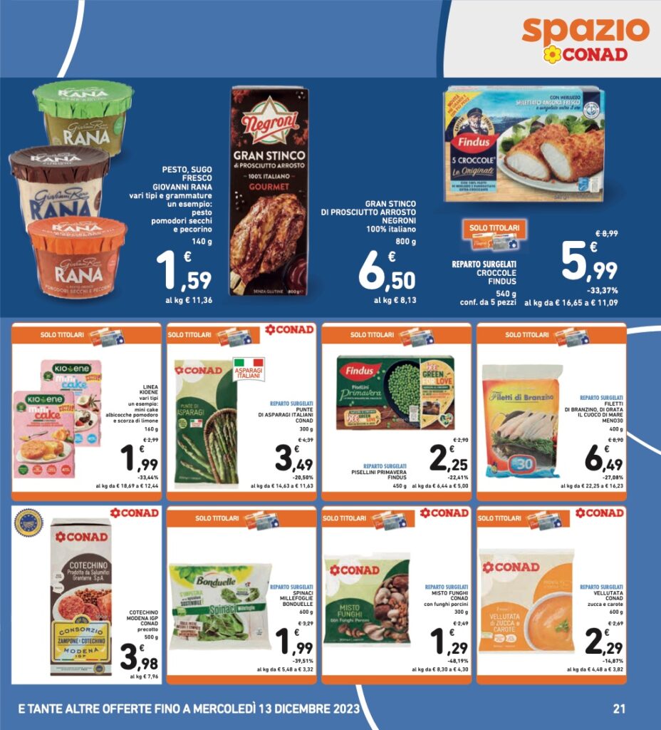 volantino Conad 1 dicembre 2023 pagina 21