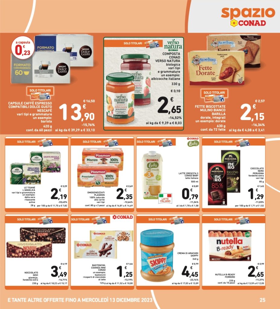 volantino Conad 1 dicembre 2023 pagina 25