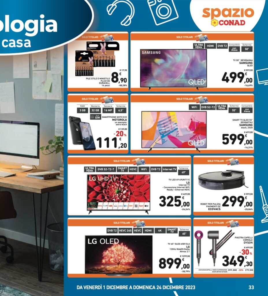 volantino Conad 1 dicembre 2023 pagina 33