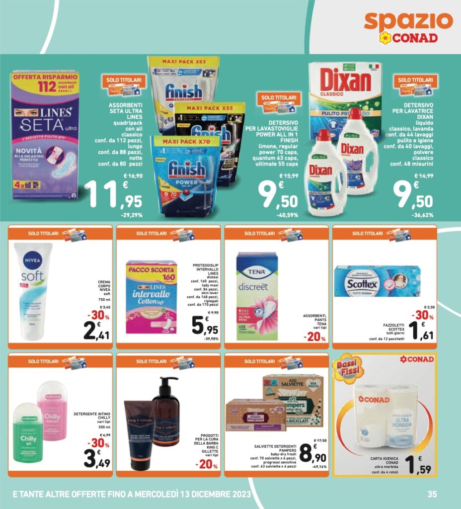 volantino Conad 1 dicembre 2023 pagina 35