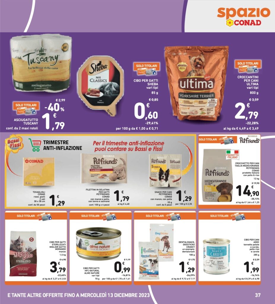 volantino Conad 1 dicembre 2023 pagina 37
