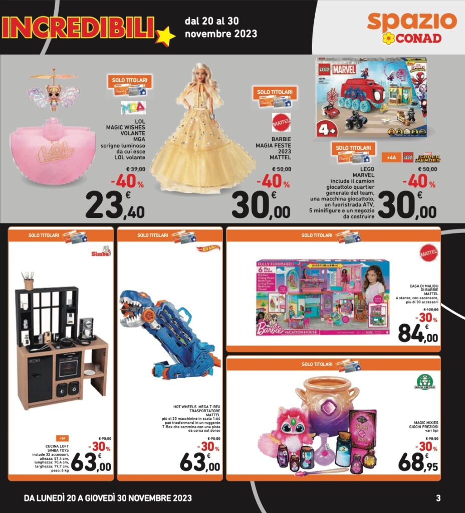 volantino Conad Black Friday 2023 pagina 03