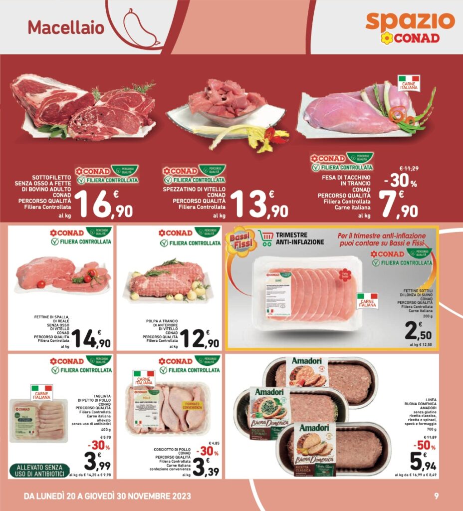 volantino Conad Black Friday 2023 pagina 09