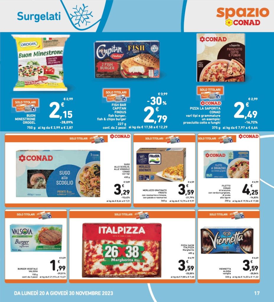 volantino Conad Black Friday 2023 pagina 17