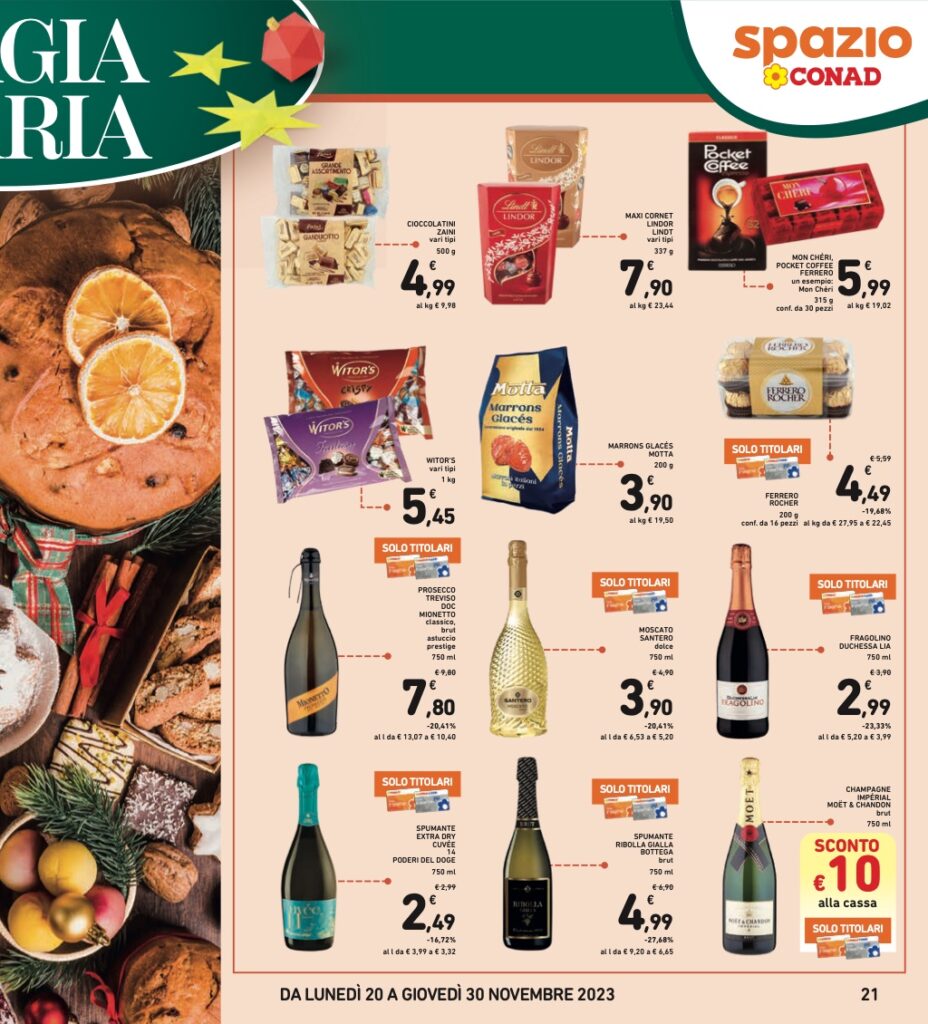 volantino Conad Black Friday 2023 pagina 21