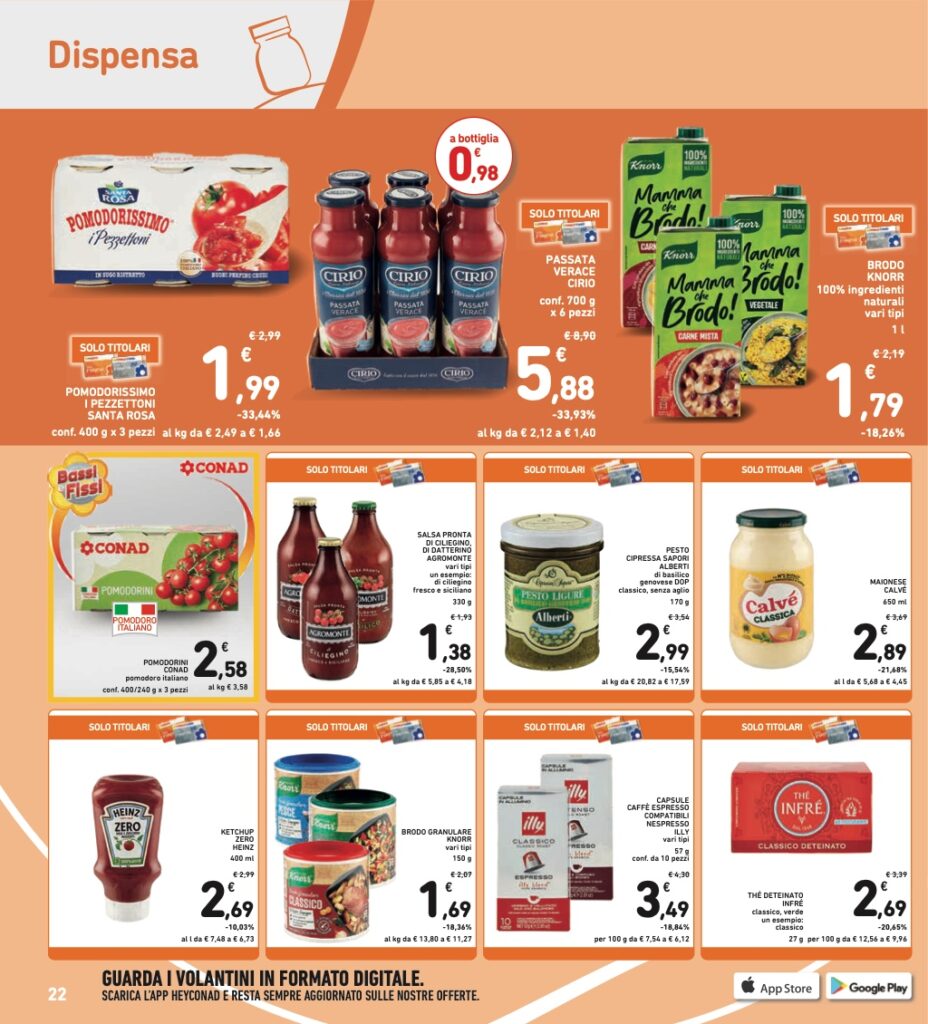 volantino Conad Black Friday 2023 pagina 22