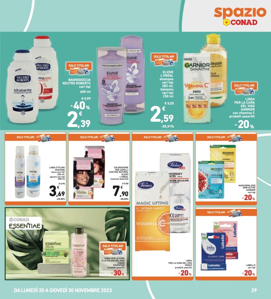 volantino Conad Black Friday 2023 pagina 29