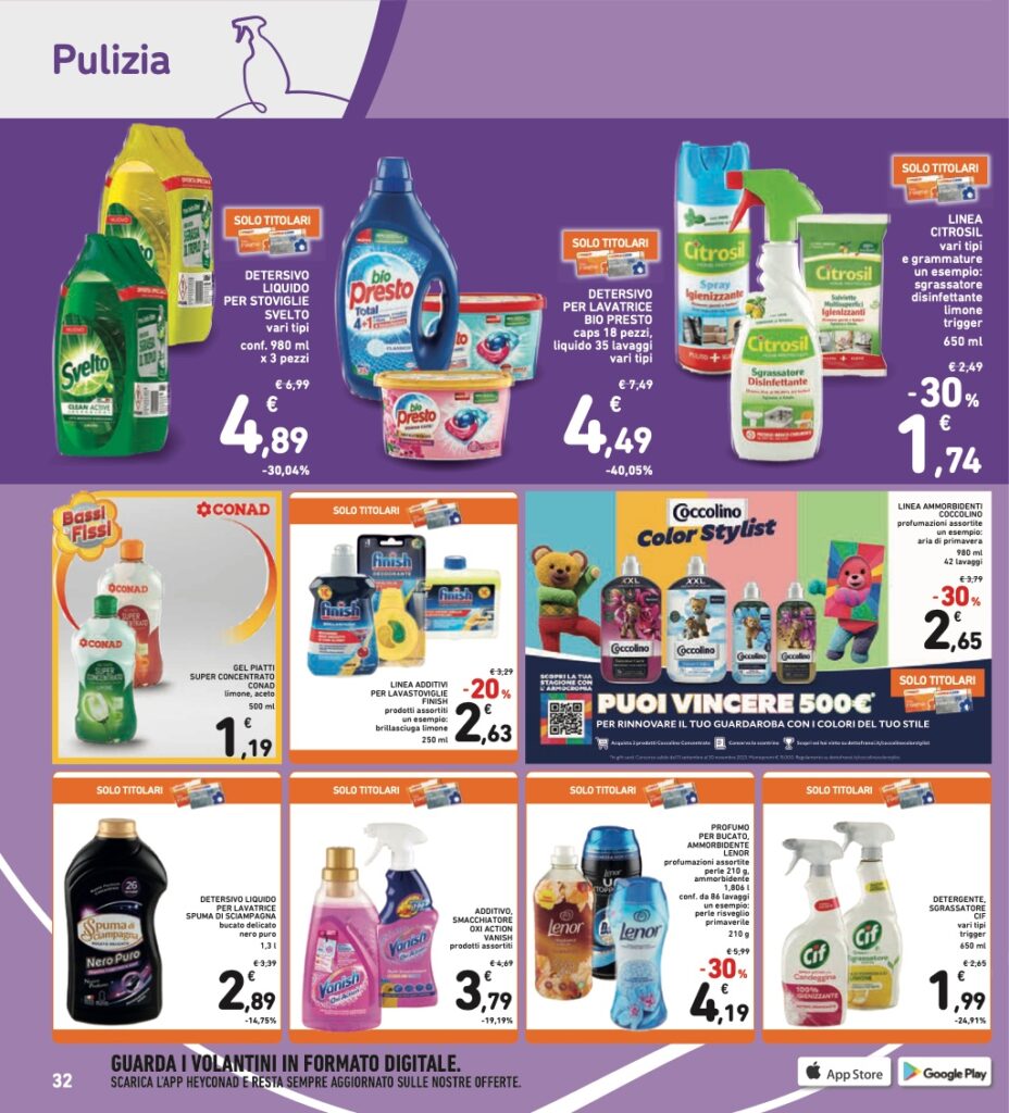 volantino Conad Black Friday 2023 pagina 32