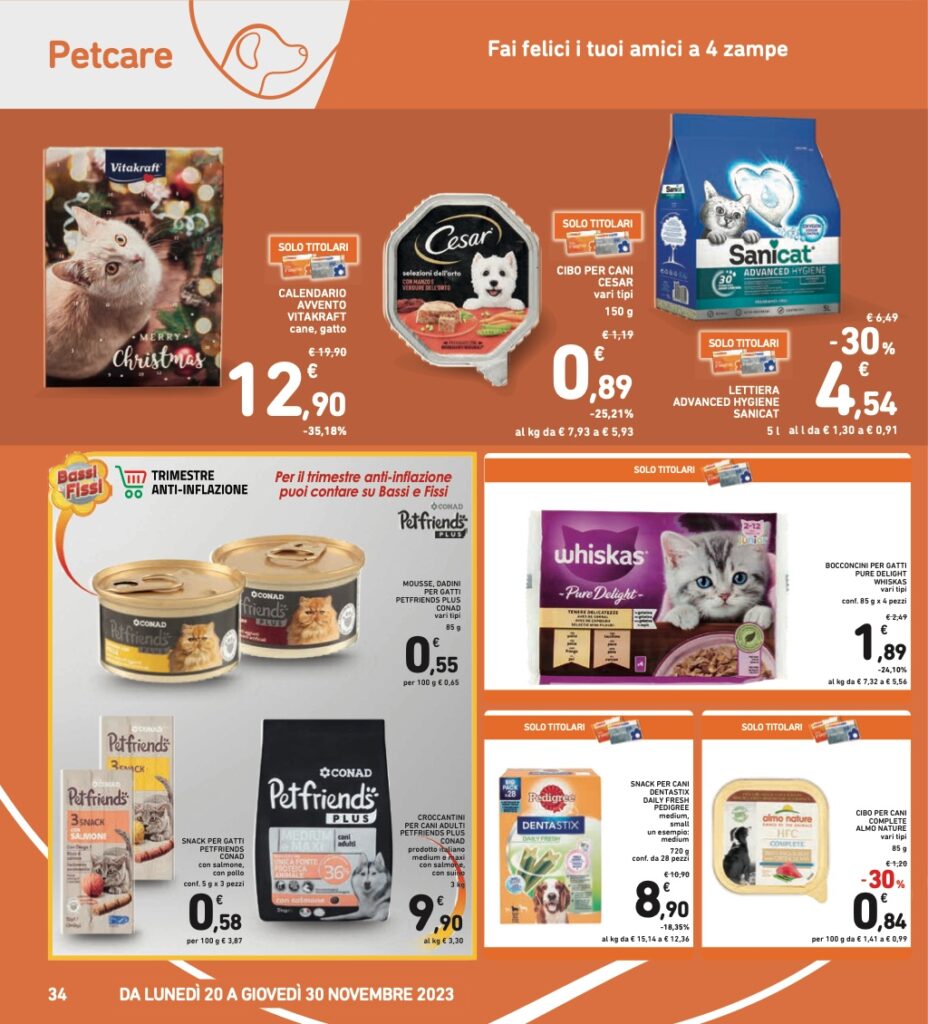 volantino Conad Black Friday 2023 pagina 34