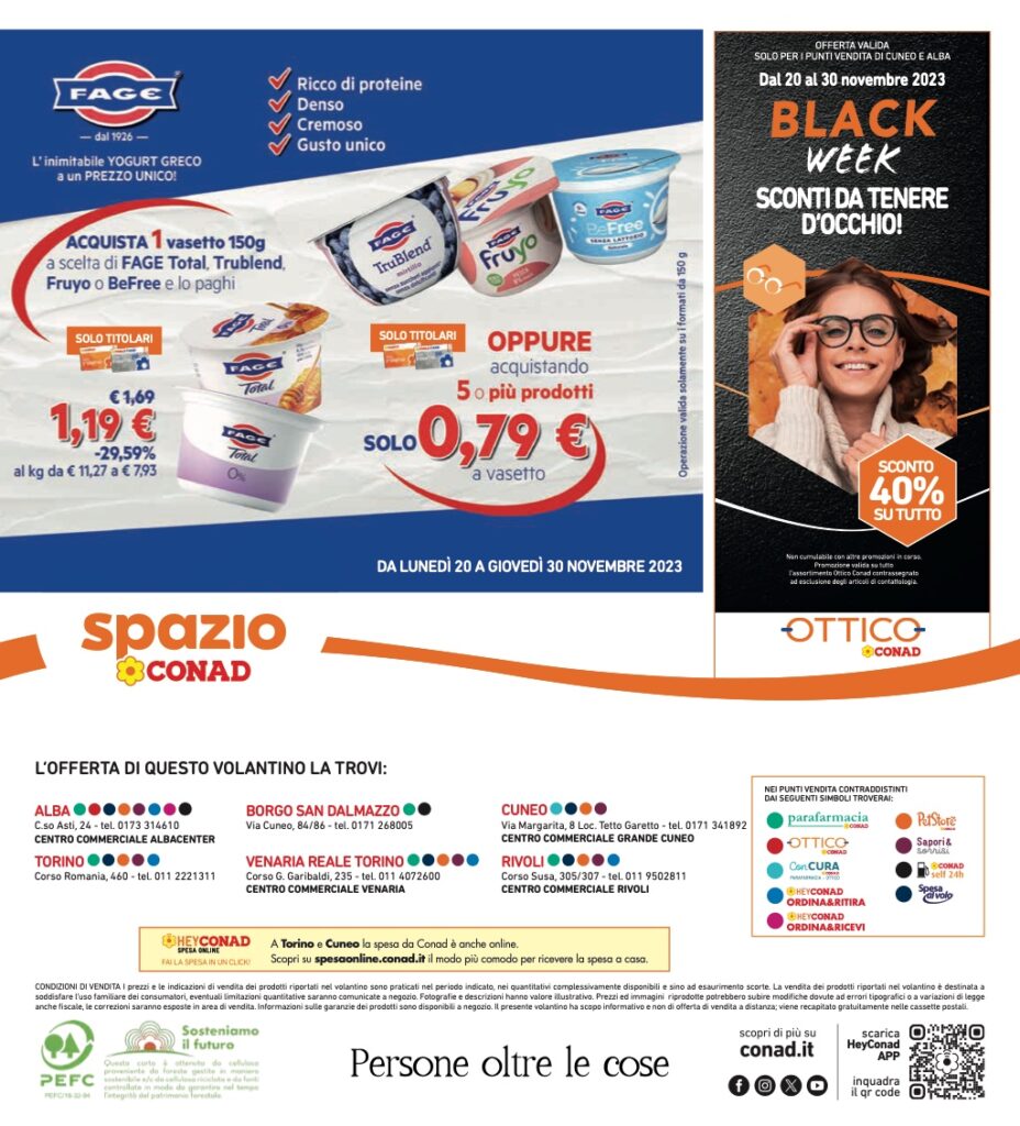 volantino Conad Black Friday 2023 pagina 40
