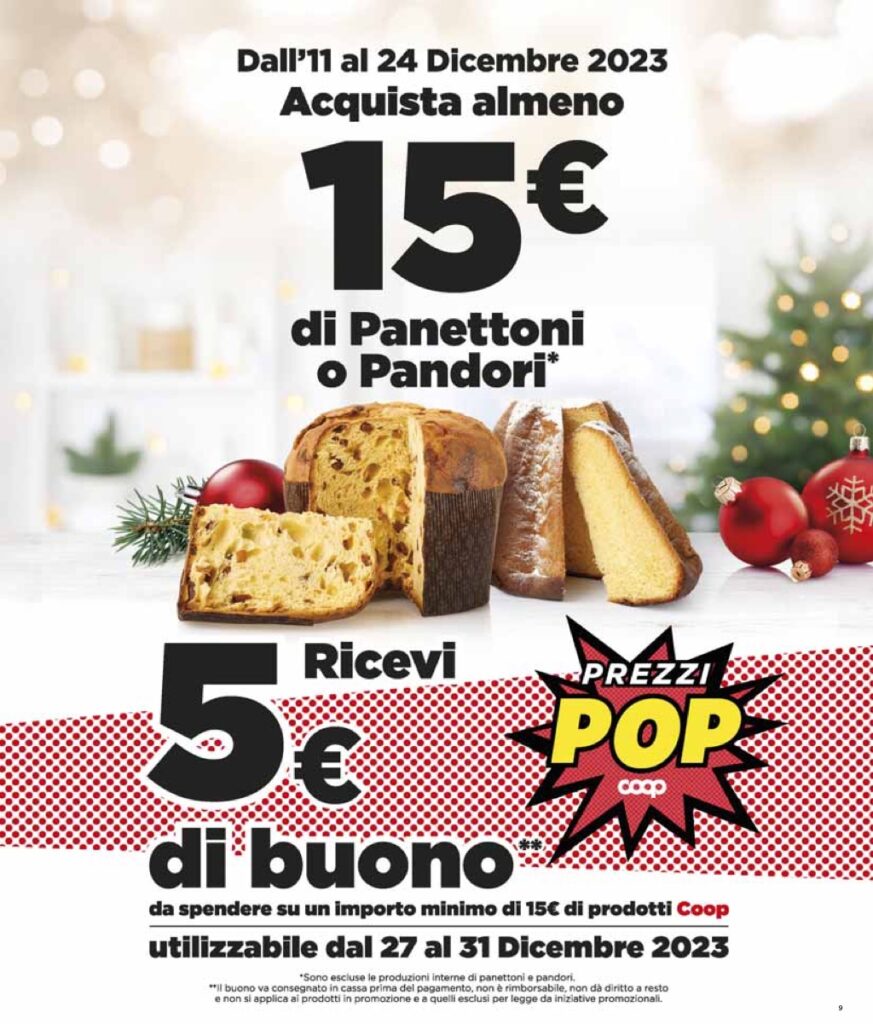 volantino Coop Lombardia sottocosto 1 dicembre 2023 pagina 09