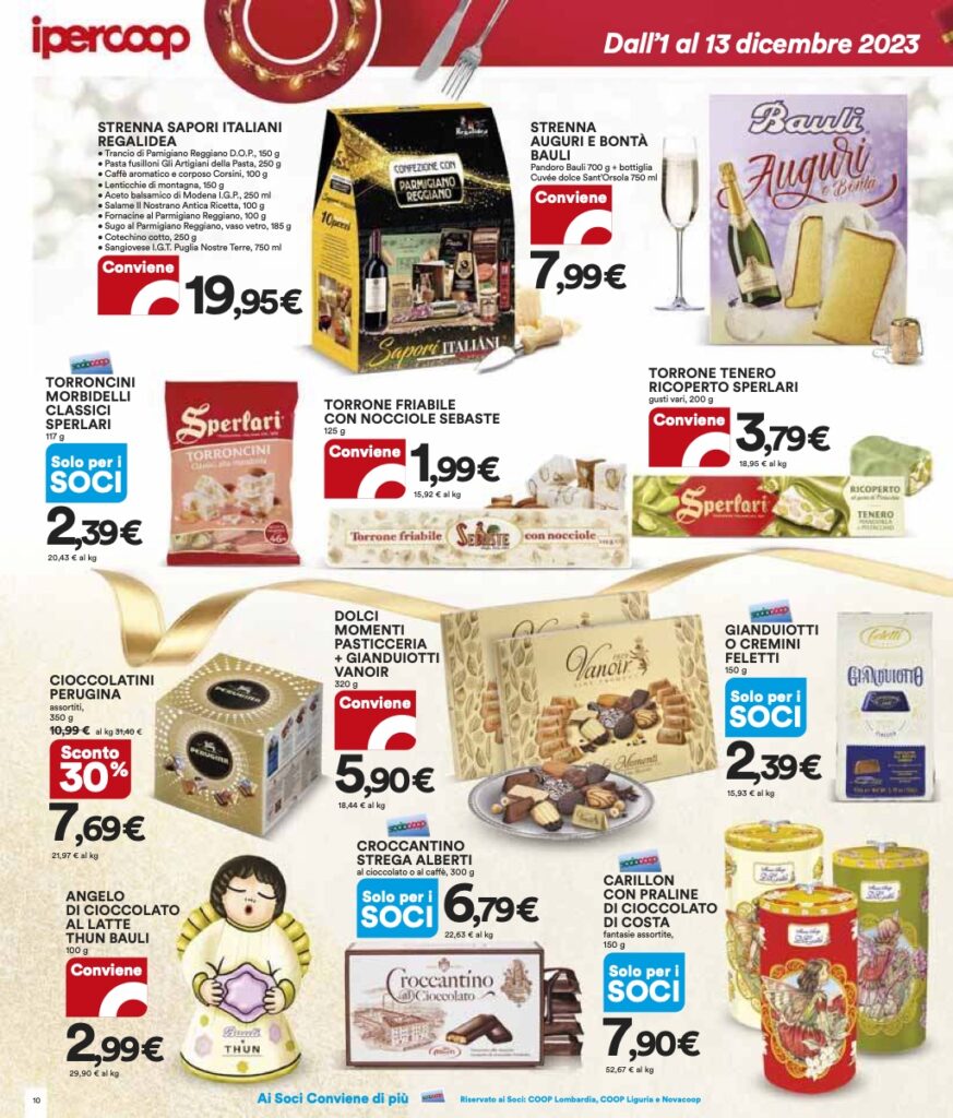 volantino Coop Lombardia sottocosto 1 dicembre 2023 pagina 10